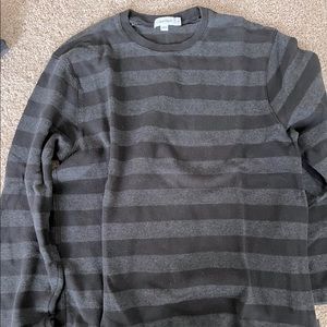Mens XL Calvin Klein Black & Gray Sweater